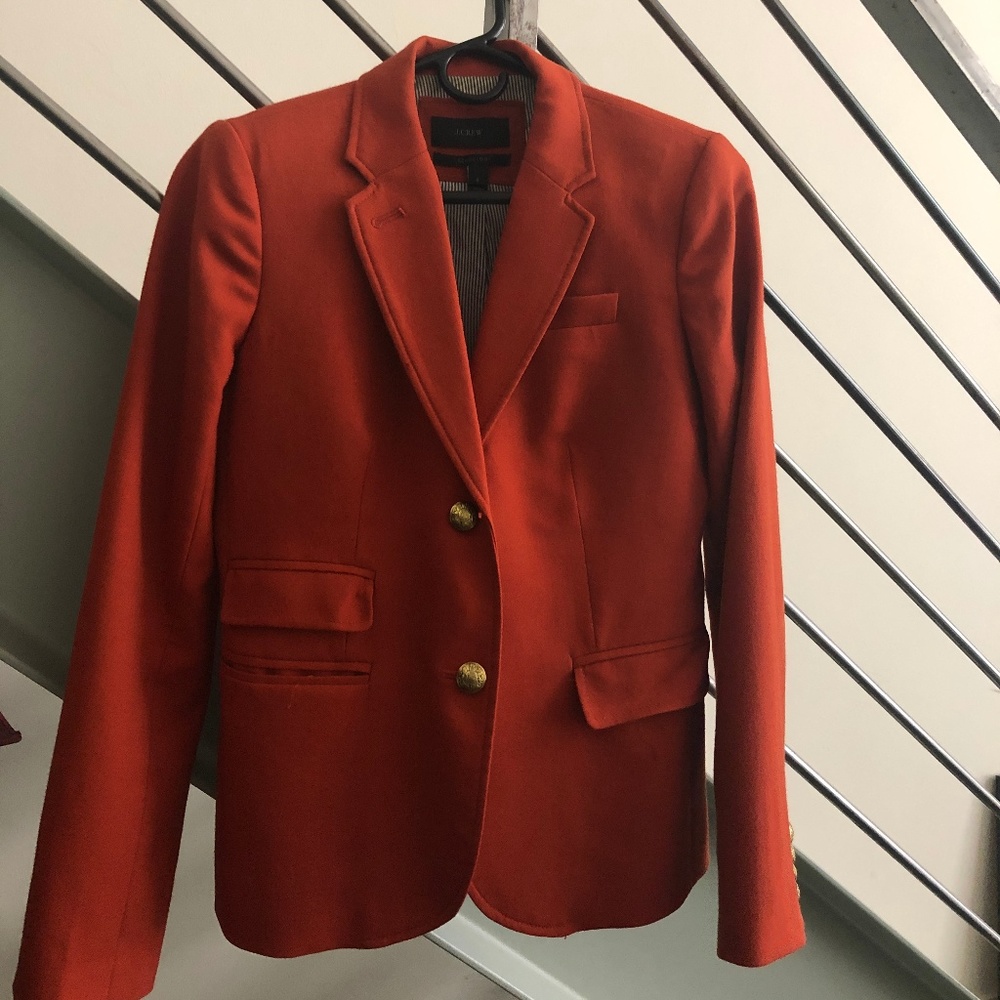 J.Crew Boyfriend Blazer - Rust Color